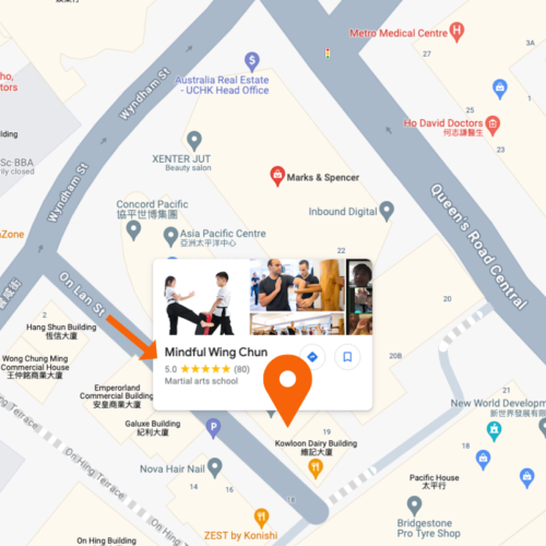Mindful Wing Chun Google Map