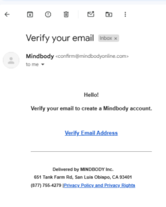 verify email